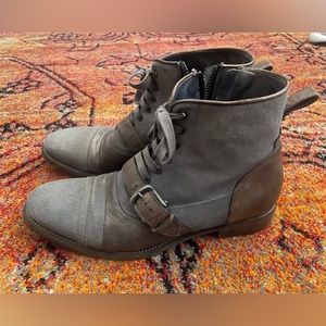 John Varvatos Fleetwood Buckle Cricket Boots 9.5